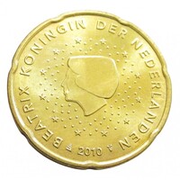Hollandia,20 eurocent 2010 aUNC+ ötvözet