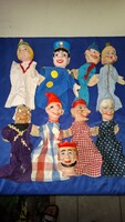 Retro kesztyűbáb gyüjtemény
