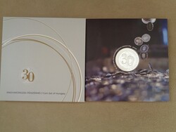 2022 30 YEARS OF HUNGARIAN COIN MINTING CIRCULATION SET BU