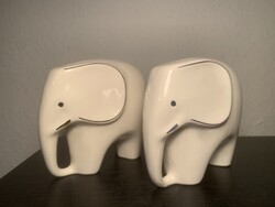 Art Deco Porcelain Elephant Pair