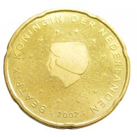 Hollandia,20 eurocent 2002 PP aUNC+ ötvözet