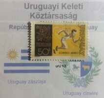 Urugvay bėlyeg -hiánypótl. ( uru 13)
