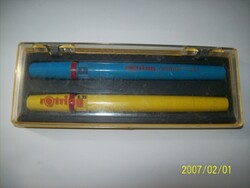 2 db-os retro Rotring Primus tus-csőtoll készlet
