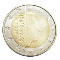 Luxemburg,2 euro 2006 aUNC+ ötvözet