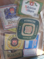 Retro beer labels, beer mugs