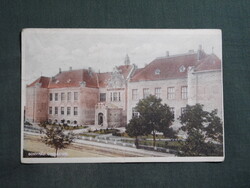 Képeslap,Bonyhád,A bonyhádi ág. hitu. ev. főgimnázium látkép,Weisz Jakab kiadó Bonyhád ,1933-