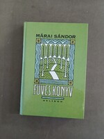 Márai Sándor - Füveskönyv - Helikon,1997 - jó állapotú