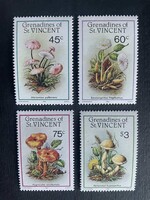 Grenadines Of St. Vincent gombák postatiszta 1986
