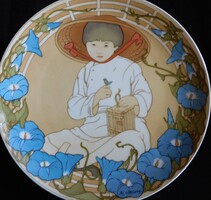 Villeroy&Boch Heinrich dísztányér - UNICEF - a világ gyermekei sorozat