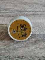 Ritka 1980 Moszkvai Olimpiai Misa macis éjszakai fény