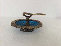 Antique Jewish Painted Brass Copper Casting Table Nutcracker Israel Camel Zodiac Horoscope Pictures 383