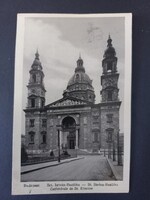 Régi képeslap Budapest Szent István Bazilika 1933