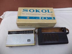 Sokol 403 retro rádió, dobozzal (7786)