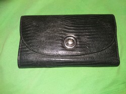 Sok férőhelyes EREDETI Betty Jackson VALÓDI BŐR PÉNZTÁRCA 19 x 11 cm a képek szerint