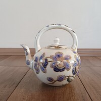 Antique Zsolnay Orchid Pattern Pitcher