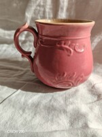 Collector's Pink Antique Zsolnay Mug, Cup, Jug, Glass.
