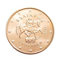 Bulgária,2 eurocent 2026 aUNC+ vas