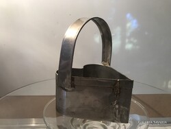 SÜTEMÉNY KISZÚRÓ - SZÍV - KÉZMŰVES - FÉM - 10 x 9 x 5 cm - FÜL - 7 cm - RÉGI - VASTAG - ERŐS