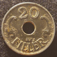 1941.  MAGYAR KIRÁLYSÁG 20 FILLÉR (49)