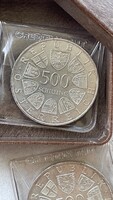 100 Jahre Wiener Rathaus Emlékérme, 500 Schilling, Ezüst
