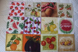 12 pcs of Fruit-themed Napkins