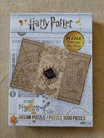 Harry Potter puzzle, The Marauders Map, 1000 db-os, kirakva 50 cm x 70 cm, hiánytalan,szép állapotú
