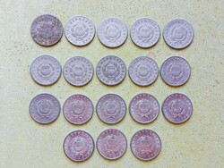 Magyarország 18 db Különböző 1 Forint 1946-1989