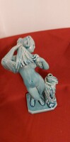 Zsolnay „Vetkőző női akt” – szecessziós porcelánszobor