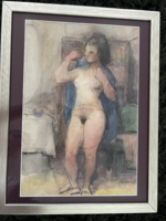 Mattioni Eszter (1902-1993) Álló akt