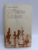 W. Uhlmann / G. Schmidt: Offene Linien (1981) - Ritka, betiltott DDR sakk-könyv