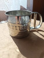 Vintage Dr. Oetker mechanikus lisztszita / porcukorszóró (Made in Germany)