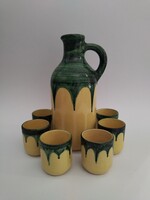 Retro Ceramic Palinka Set