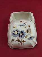 Zsolnay búzavirág mintás 10 x 10 cm-es bonbonier #3