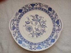 Porcelán kínáló tál tányér Bohemia Inglazed Henriette hagymamintás