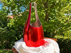 CHAMPAGNE CLUB - HÉDIARD Paris × Orfèvrerie d’Anjou SosSÖ – Eric Berthès Red Silver-Plated Champagne Cooler