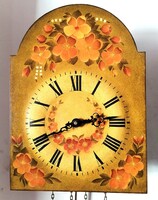 Large Painted Schwarzwald Peasant Clock with 8-Day Movement