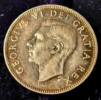 Canada , Kanada 25 cents 1948 Ag 5,8g/0,800. RITKA !  F2026