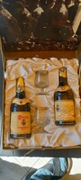 Két tokaji bor díszdobozban 1973 szomorodni 1972 3pouttonyos