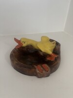 Rare Signed Komlós Duck Ceramic Ashtray