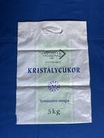 Old Nylon Bag - Ácsi Sugar Factory 5 kg Granulated Sugar