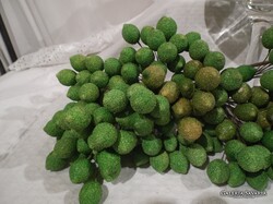 GYÜMÖLCS - 12 db -  LIME - ÚJ - EXKLUZÍV -  2 x 2 cm - drót 12 cm - NÉMET - kemény