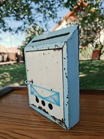 Old Small Metal Mailbox, Letterbox with Key