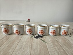 Zsolnay Porcelain Pálinka Glass Set