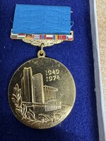 KGST 25. évforduló (1949–1974) szovjet jubileumi emlékérem és kitűző szett – ritka páros