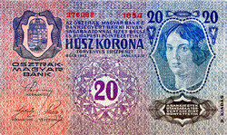 REPLIKA - MONARCHIA - 20 KORONA A14 - 1913 - II.KIADÁS