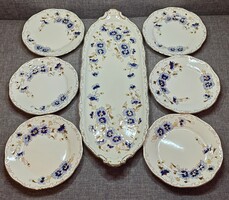 Zsolnay Cornflower Pattern Sandwich Set