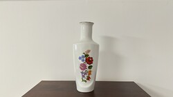 Kalocsai Porcelain Vase Hand-painted with Gold Trim, Flawless!