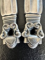 Georg Jensen Antik Dán Sterling ezüst salátás szett