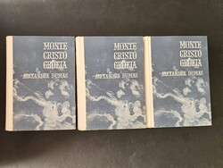 Alexandre Dumas: Monte Cristo grófja I.- II.- III. kötet (Fórum Könyvkiadó,1964) Hibátlan  gyönyörű