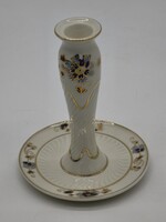 Zsolnay, Buzavirág pattern candle holder